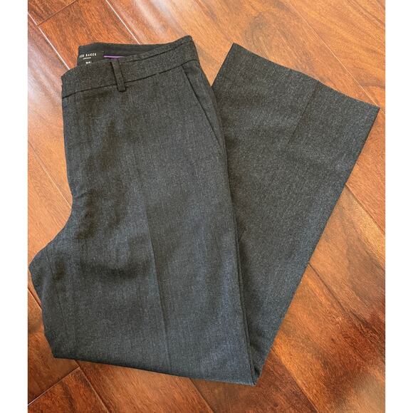 Ted Baker Men’s Dark Gray Flat Front 100% Wool Dress Pants size 34R - Picture 12 of 12